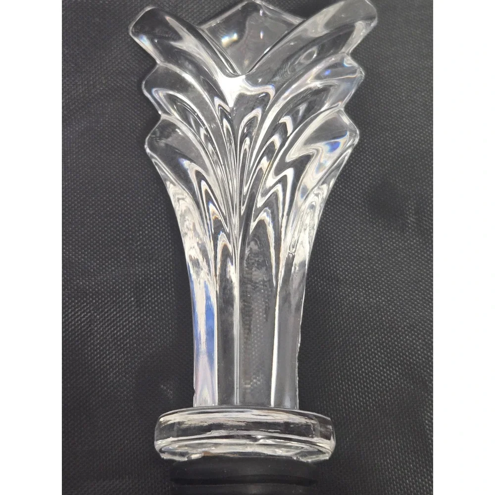 Unbranded Wine Bottle Stopper Clear Art Deco Style‎ Crystal Glass Fan Shape